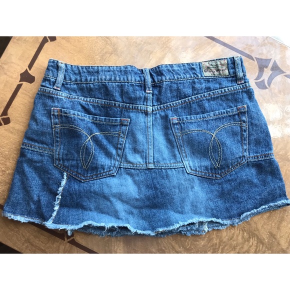 NFS - Paris Blues Denim Mini Skirt 💙 Super Cute size 9 - Picture 2 of 7